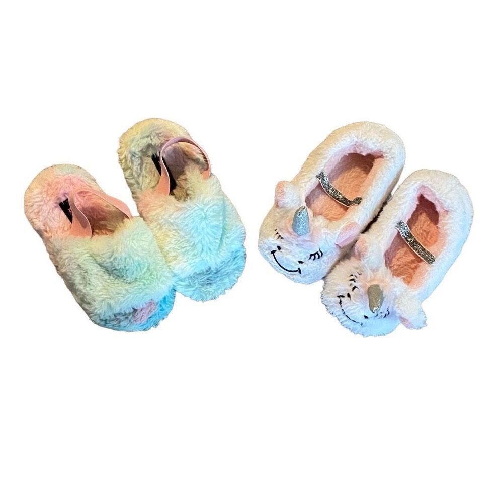 Kensie Girl Toddler Slipper Set of 2 Size 11-12